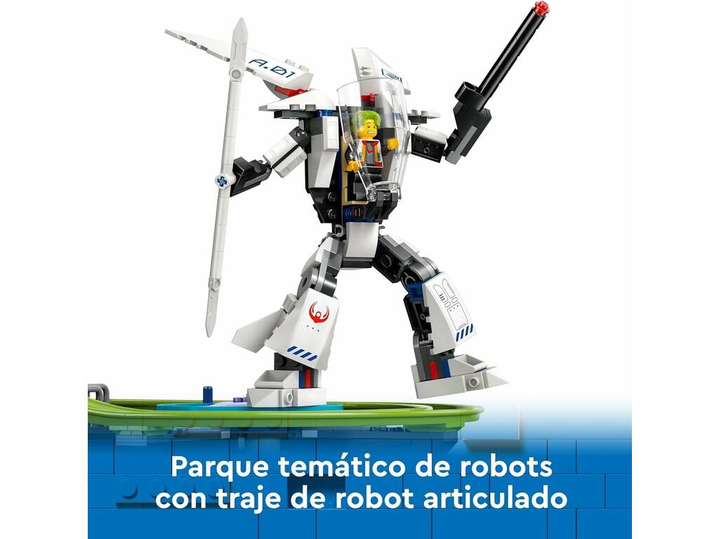 Lego City Montagna russa di robot world 60421