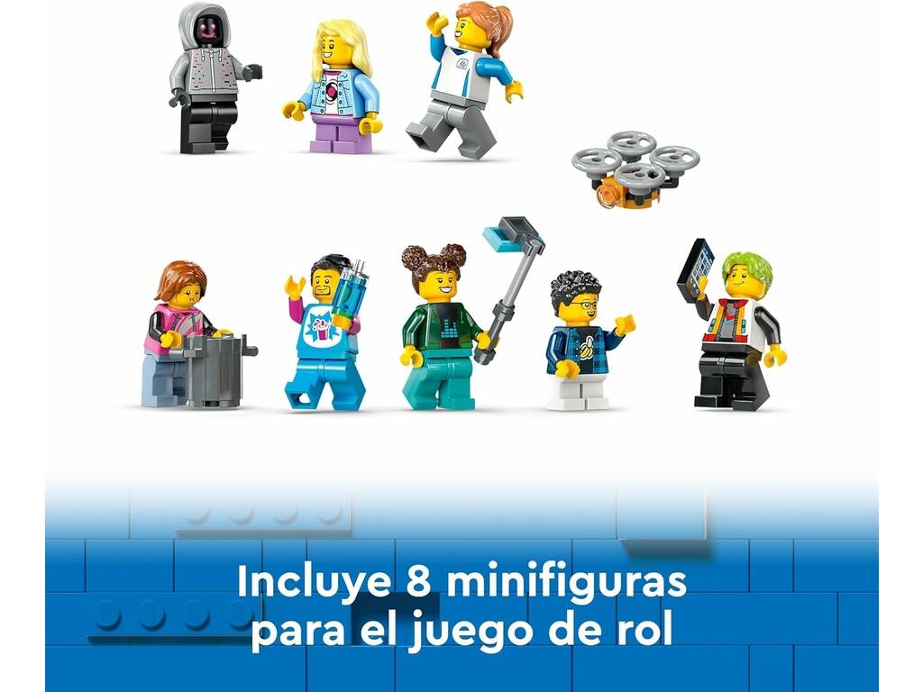 Lego City Montagna russa di robot world 60421