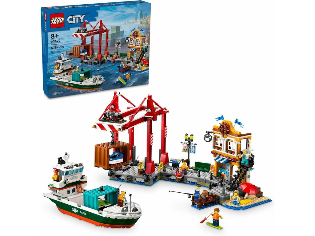 Lego City Porto marittimo con nave da carico 60422