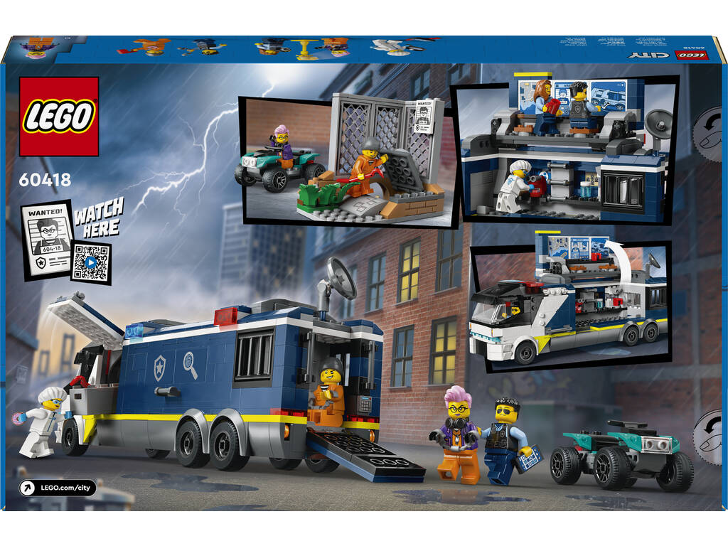 Lego City Laboratorio Criminale Mobile della Polizia 60418