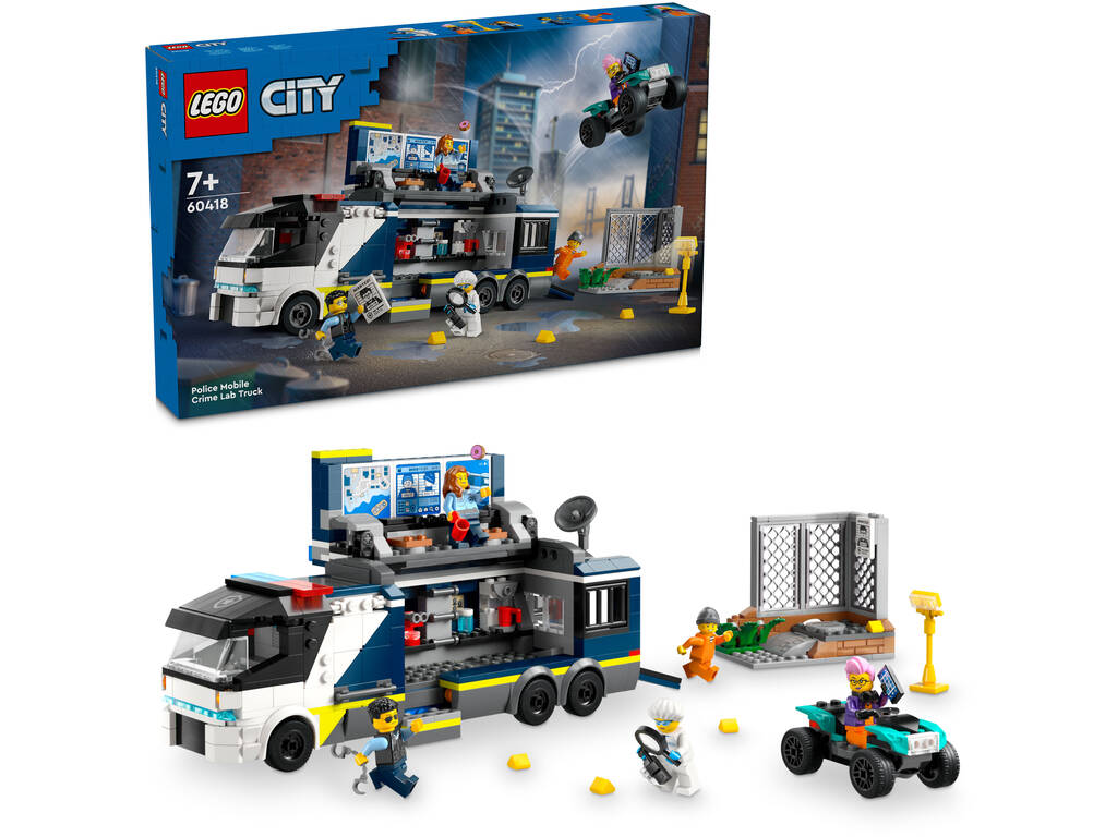 Lego City Laboratorio Criminale Mobile della Polizia 60418