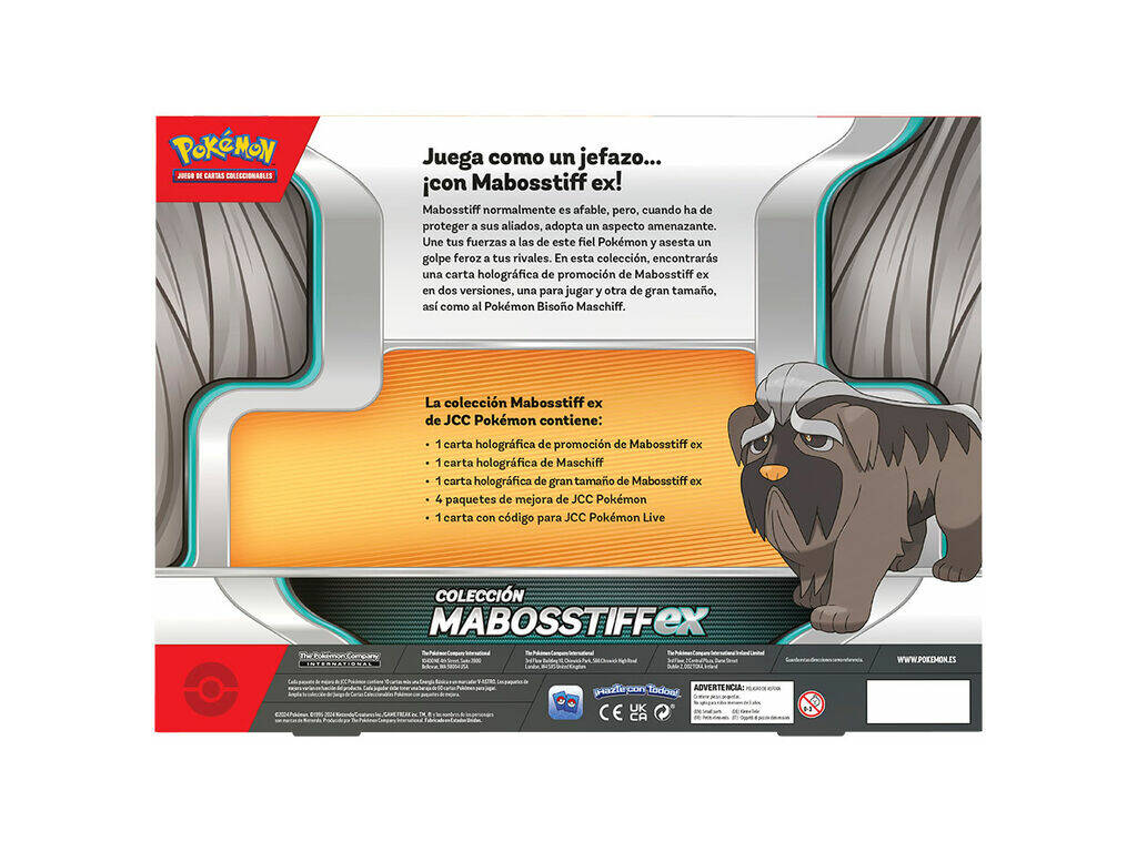Pokémon TCG Pack Collezione Mabosstiff Ex Bandai PC50463