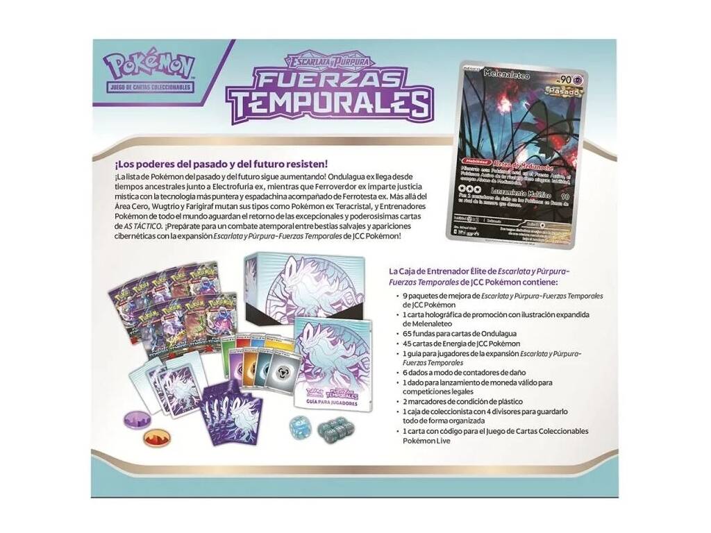 Pokémon TCG Scarlatto e Viola Forze Temporali Scatola Allenatore Elite Bandai PC50482