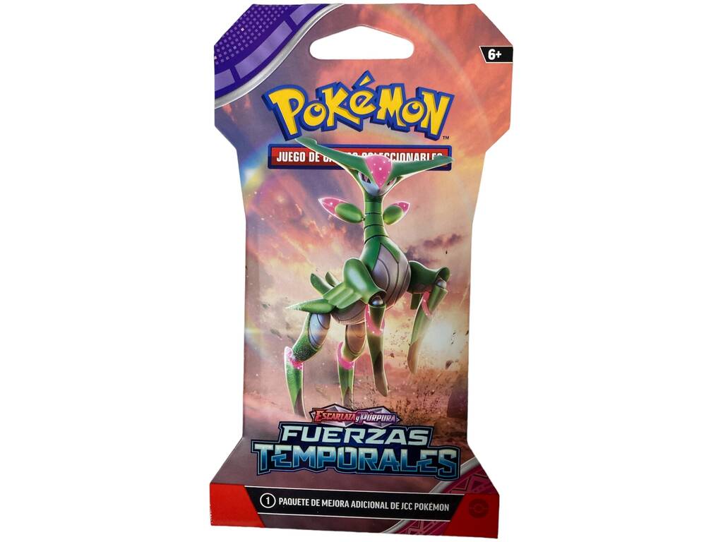 Pokémon TCG Sobre en Blister Escarlata y Púrpura Fuerzas Temporales Bandai PC50477
