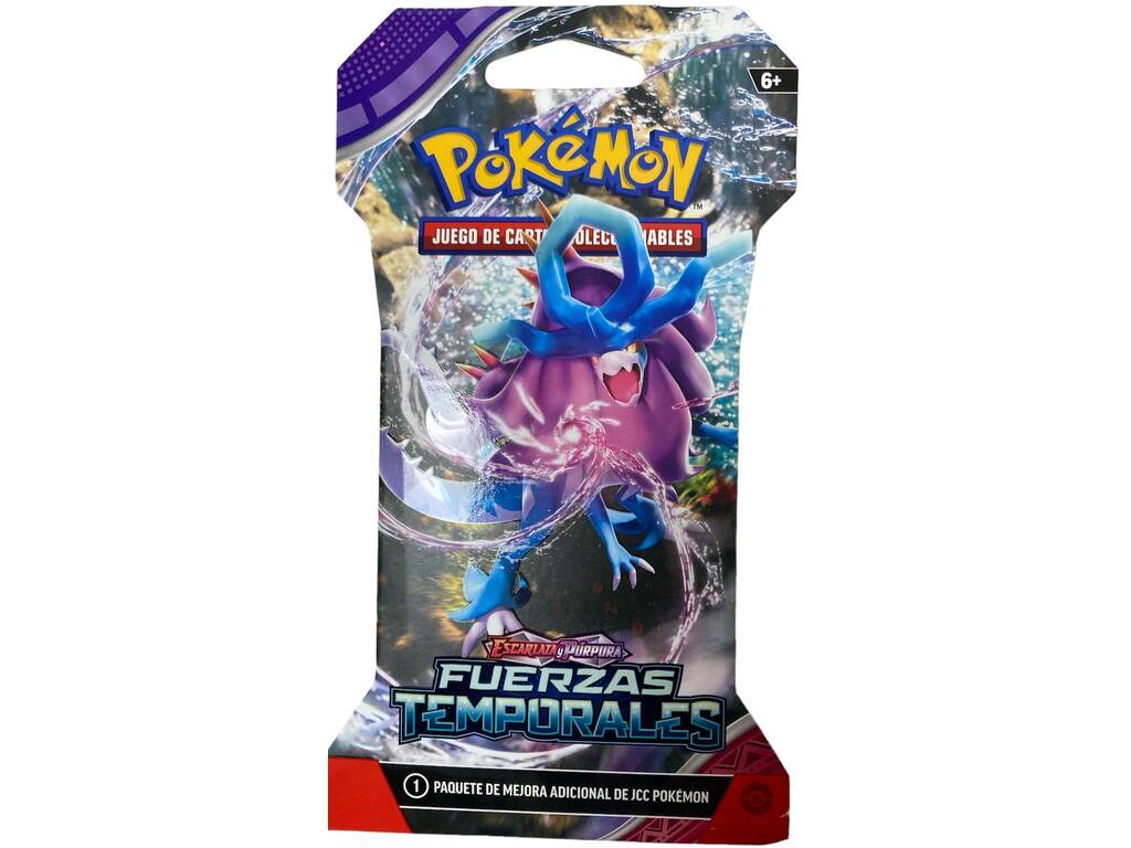 Pokémon TCG Sobre en Blister Escarlata y Púrpura Fuerzas Temporales Bandai PC50477