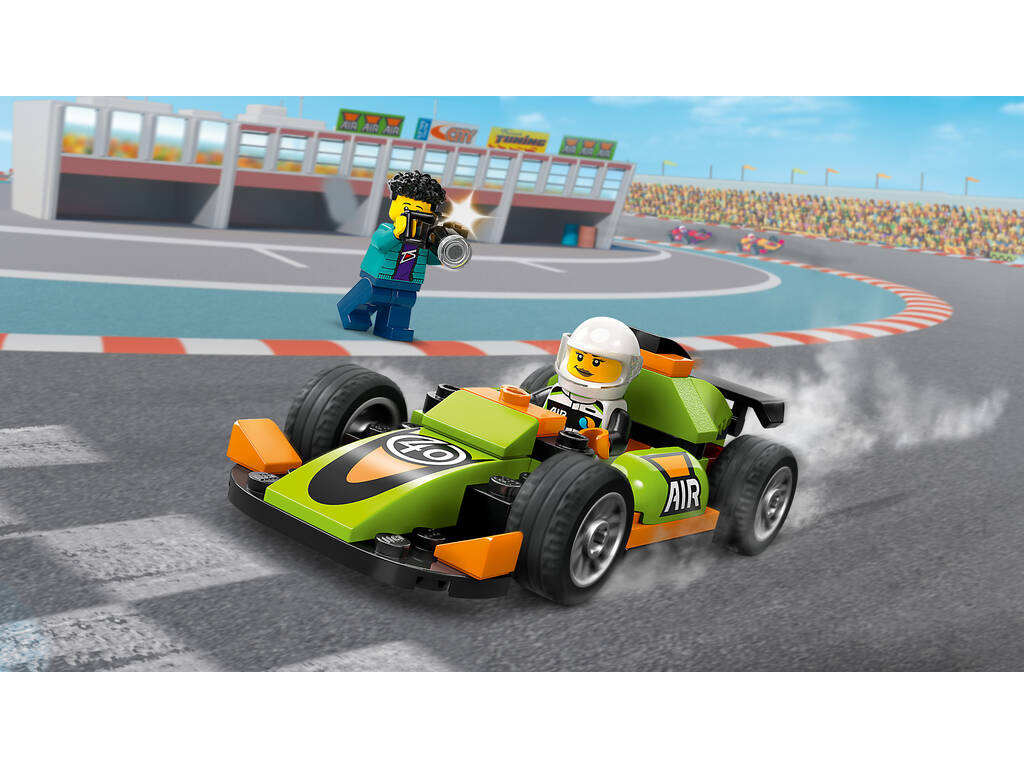 Lego City auto sportiva da corsa verde 60399