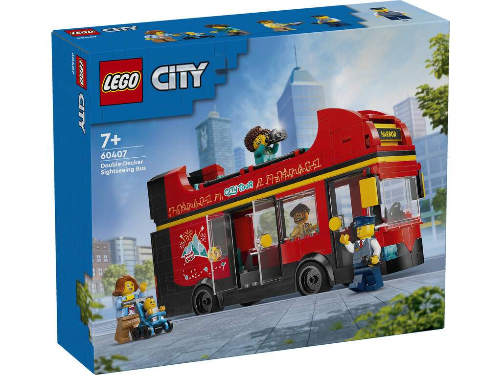 Lego City Doppeldecker-Touristenbus Rot 60407