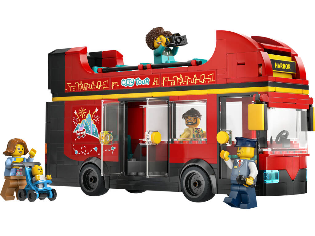 Lego City Doppeldecker-Touristenbus Rot 60407