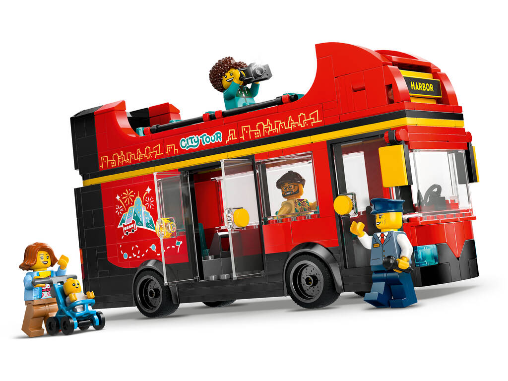 Lego City Doppeldecker-Touristenbus Rot 60407