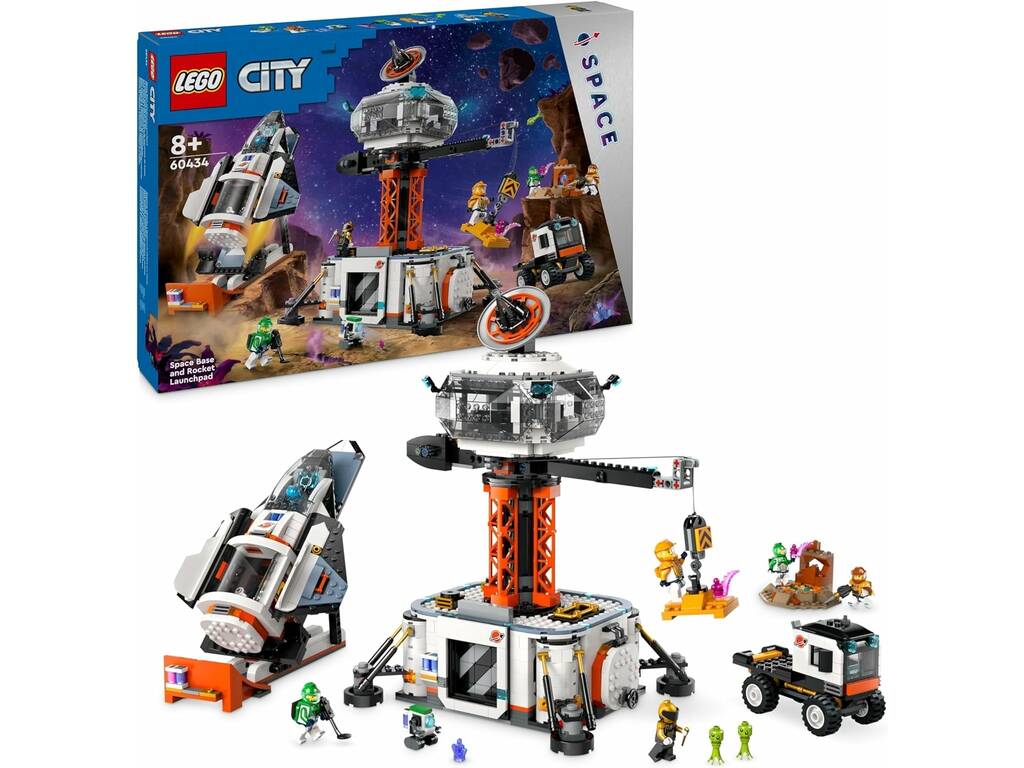 Lego City Space Base spatiale et aire de lancement 60434