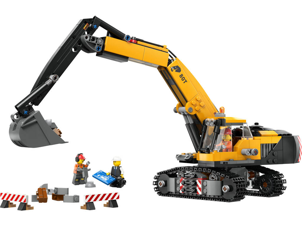 Lego City Jaune Excavatrice de chantier 60420