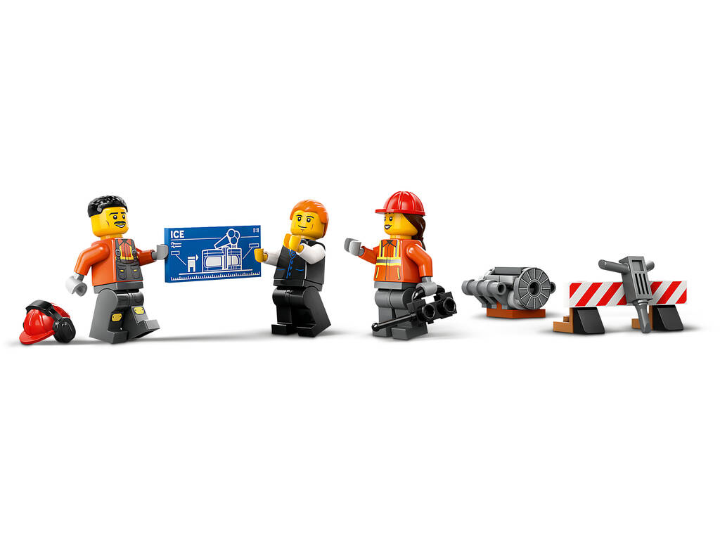 Lego City Jaune Excavatrice de chantier 60420