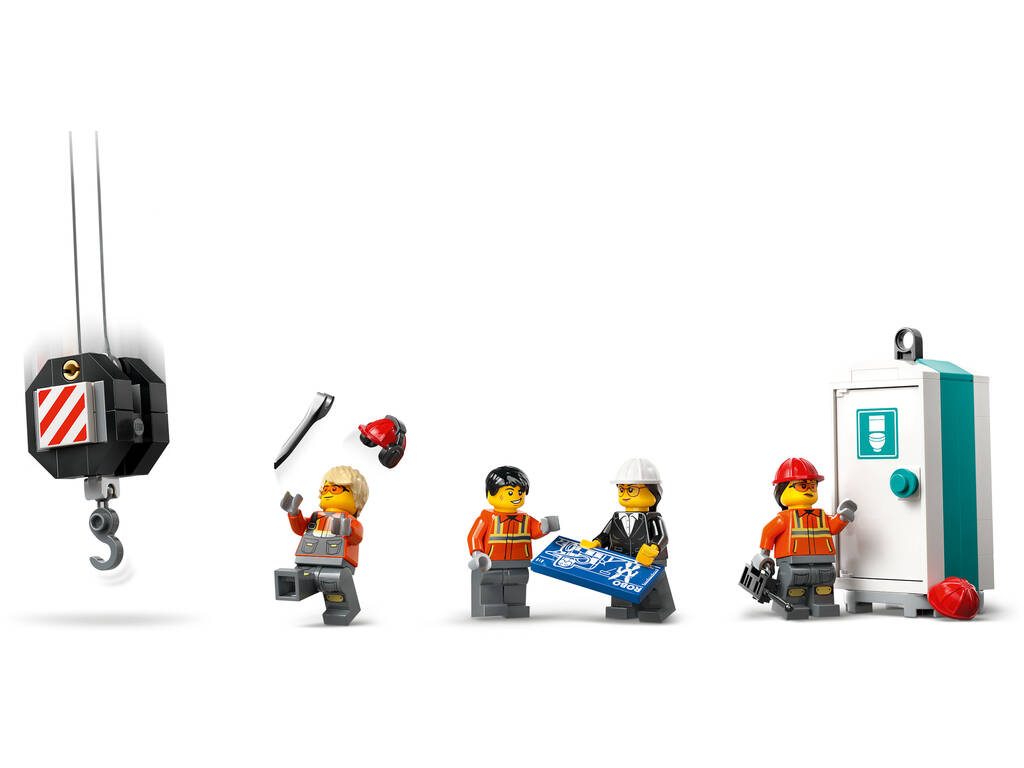 Grue de chantier mobile Lego City jaune 60409