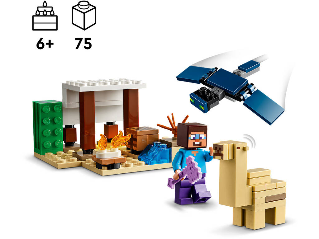 Lego Minecraft Expedition Steve va dans le désert 21251