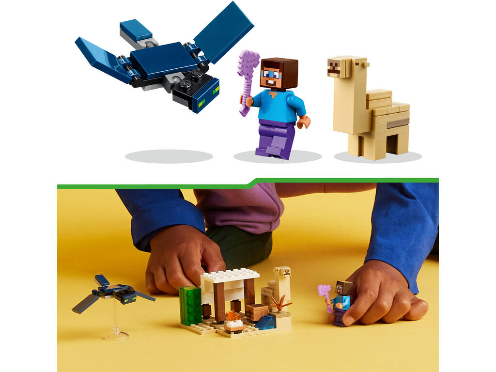 Lego Minecraft Expedition Steve va dans le désert 21251