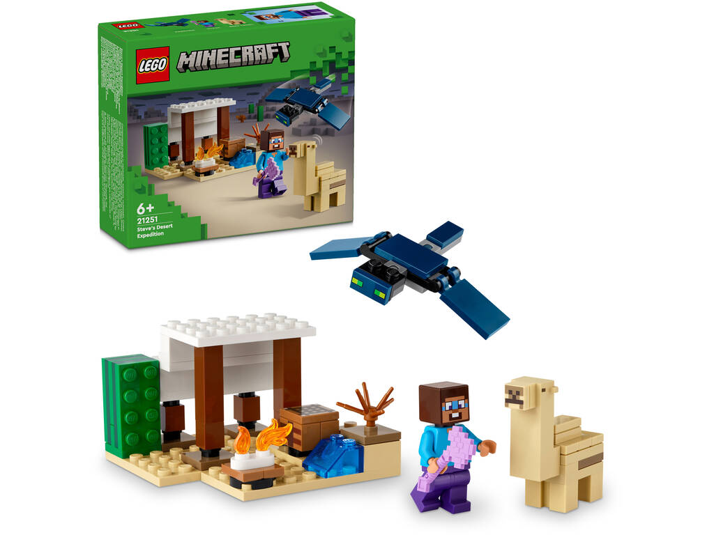 Lego Minecraft Expedition Steve va dans le désert 21251