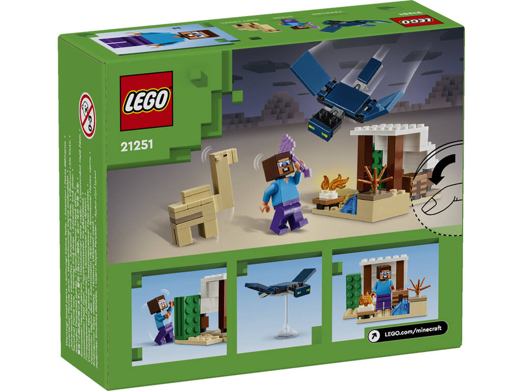 Lego Minecraft Expedition Steve va dans le désert 21251