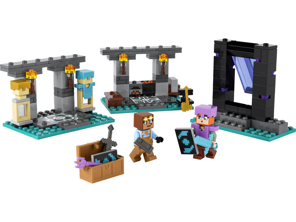 Lego Minecraft L'armurerie 21252