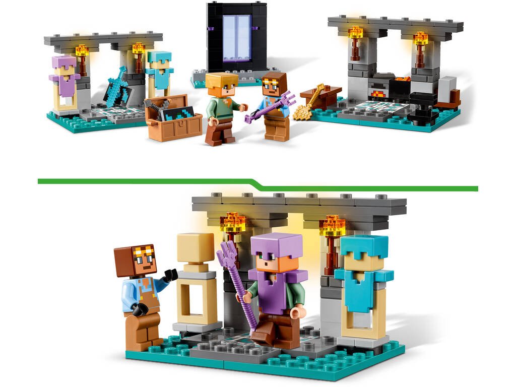 Lego Minecraft L'armurerie 21252