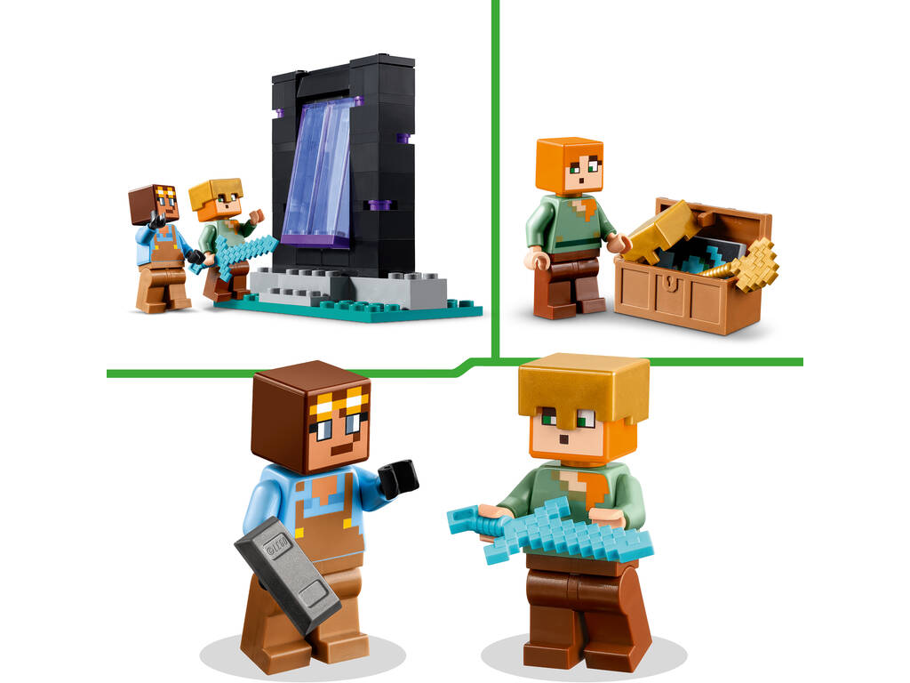 Lego Minecraft L'armurerie 21252