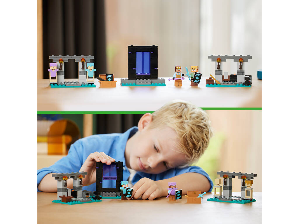 Lego Minecraft L'armurerie 21252