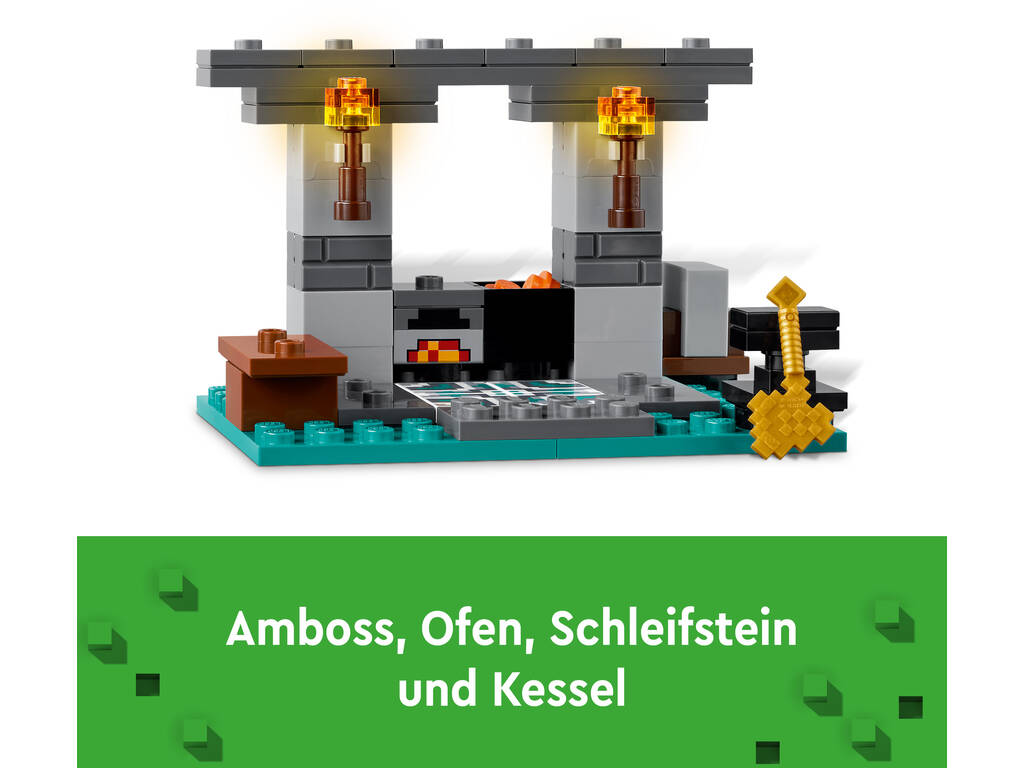 Lego Minecraft L'armurerie 21252
