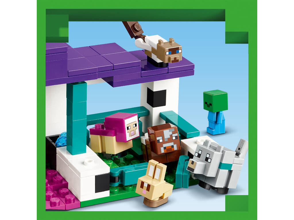 Lego Minecraft Sanctuaire d'animaux 21253