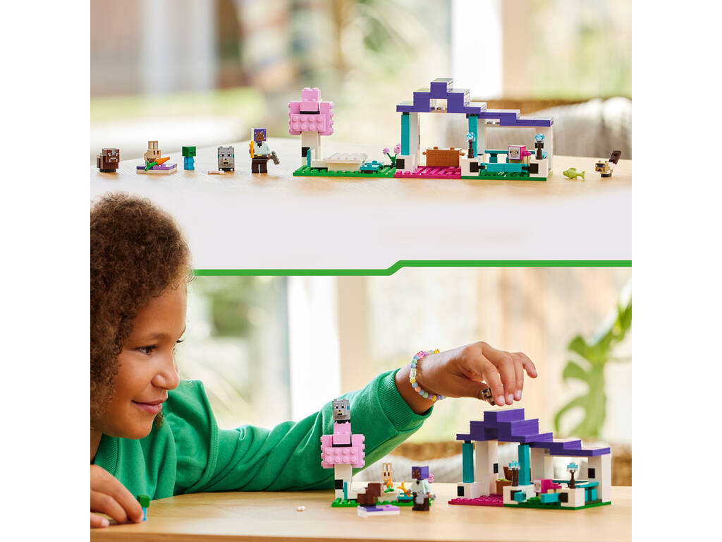 Lego Minecraft Sanctuaire d'animaux 21253