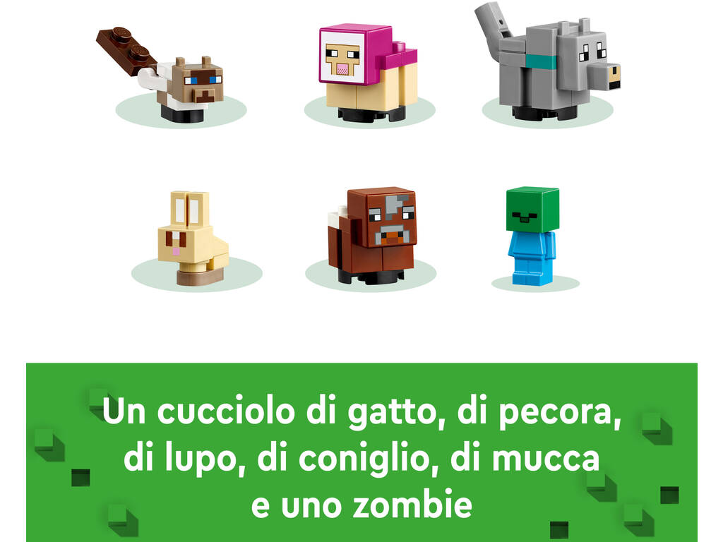 Lego Minecraft Sanctuaire d'animaux 21253