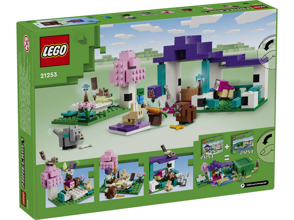 Lego Minecraft Sanctuaire d'animaux 21253