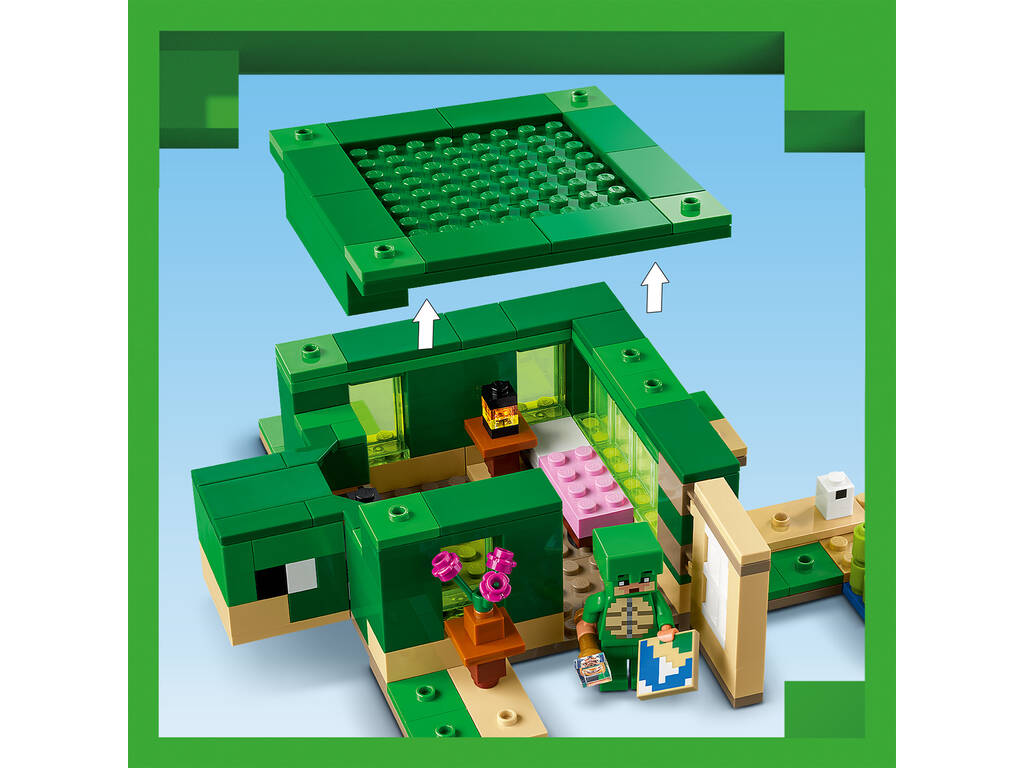 Lego Minecraft A Casa Tartaruga da Praia 21254