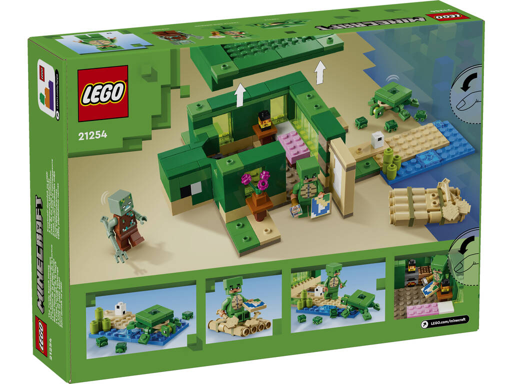 Lego Minecraft A Casa Tartaruga da Praia 21254