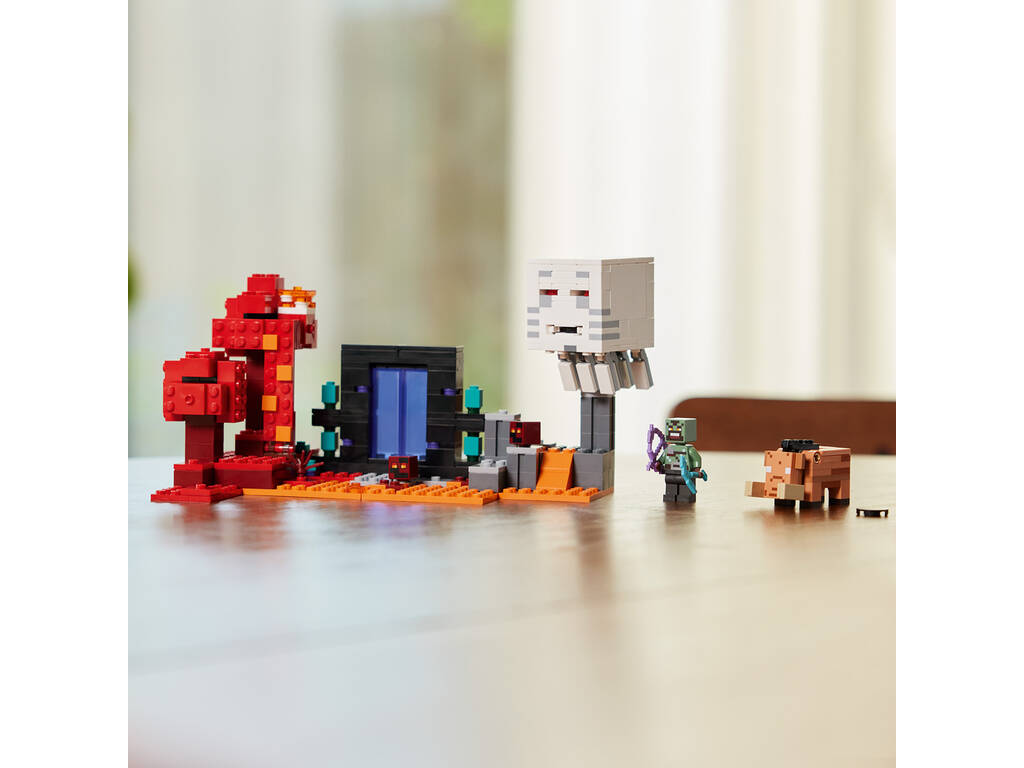 Lego Minecraft La Emboscada en el Portal del Nether 21255
