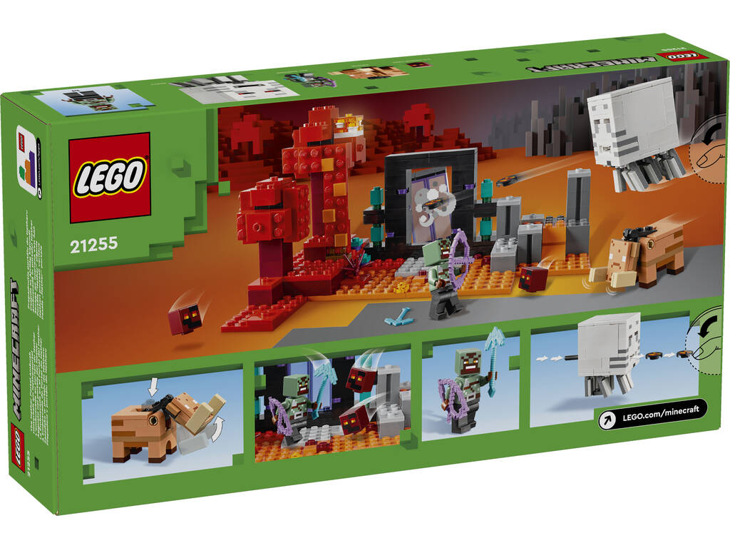 Lego Minecraft La Emboscada en el Portal del Nether 21255
