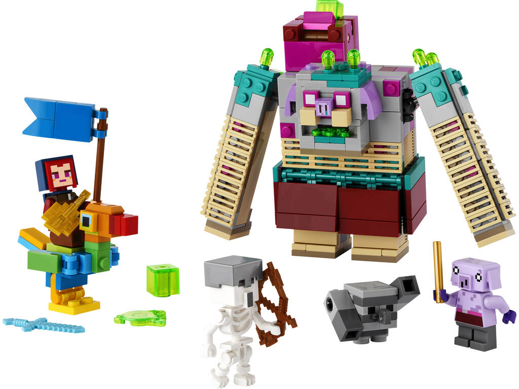 Lego Minecraft Legends El Duelo Contra el Devorador 21257