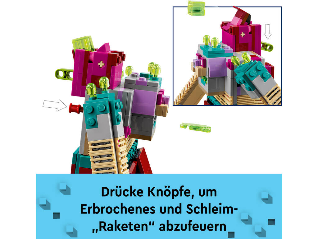 Lego Minecraft Legends El Duelo Contra el Devorador 21257