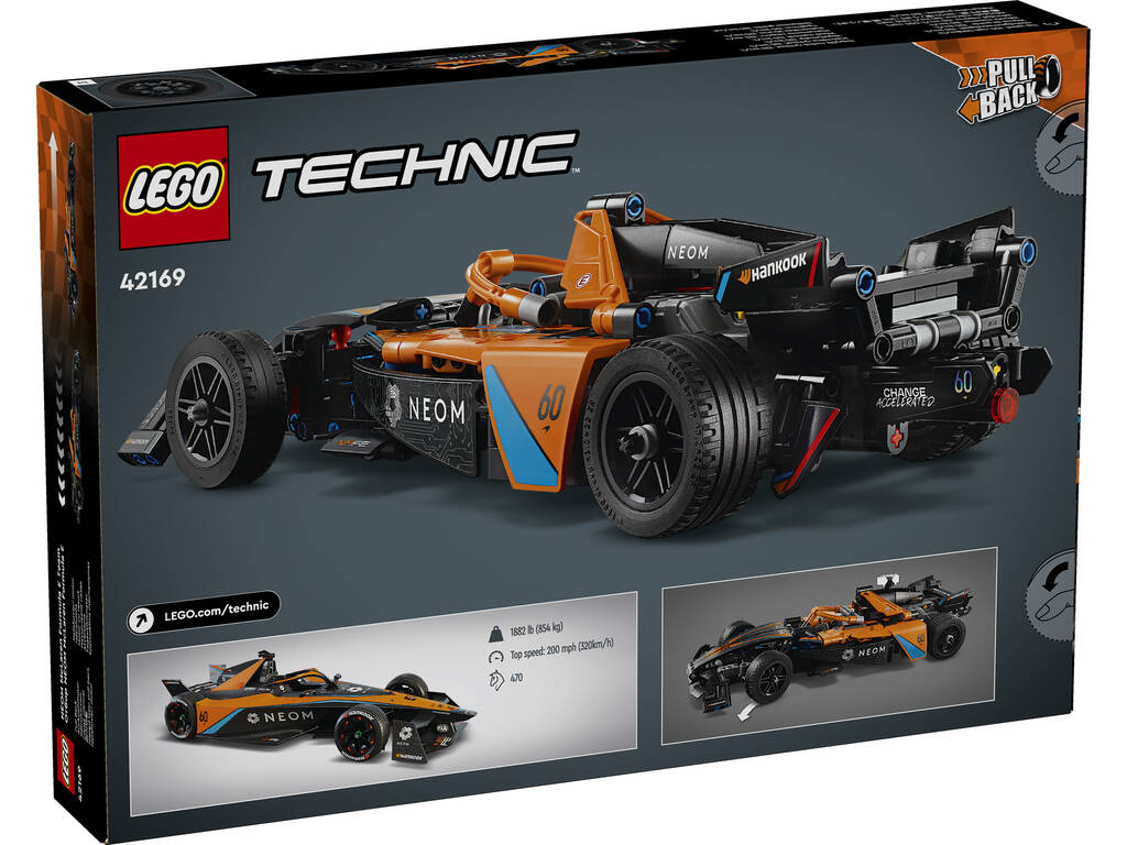 Lego Technic Neom McLaren Formula E Race Car 42169