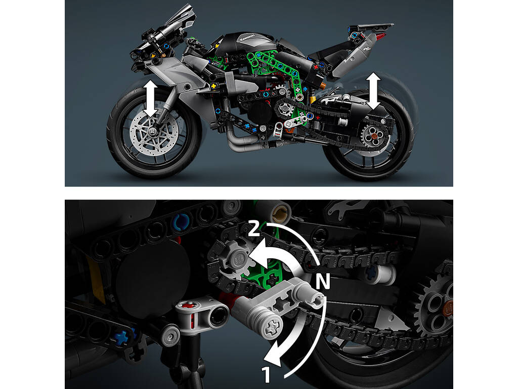 Lego Technic Moto Kawasaki Ninja H2R 42170