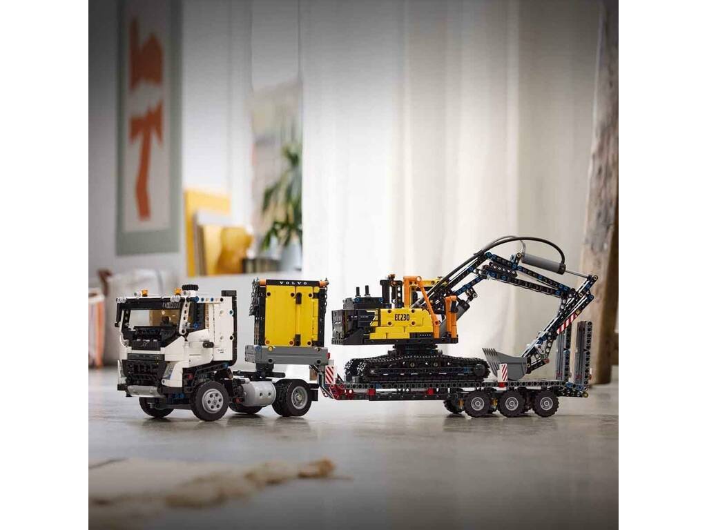 Lego Technic Camion FMX ed escavatore elettrico EC230 Volvo 42175
