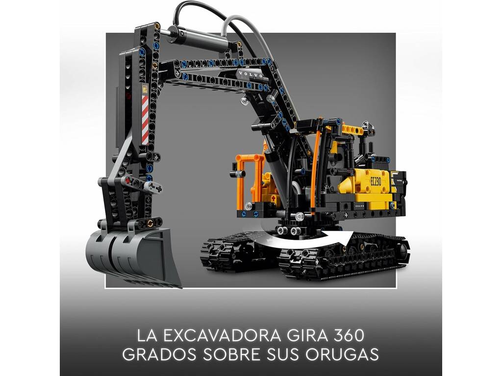 Lego Technic Camion FMX ed escavatore elettrico EC230 Volvo 42175