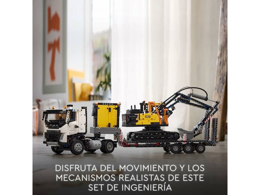 Lego Technic Camion FMX ed escavatore elettrico EC230 Volvo 42175