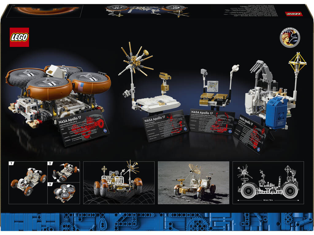 Lego Technic Veicolo di esplorazione lunare Nasa Apollo 42182
