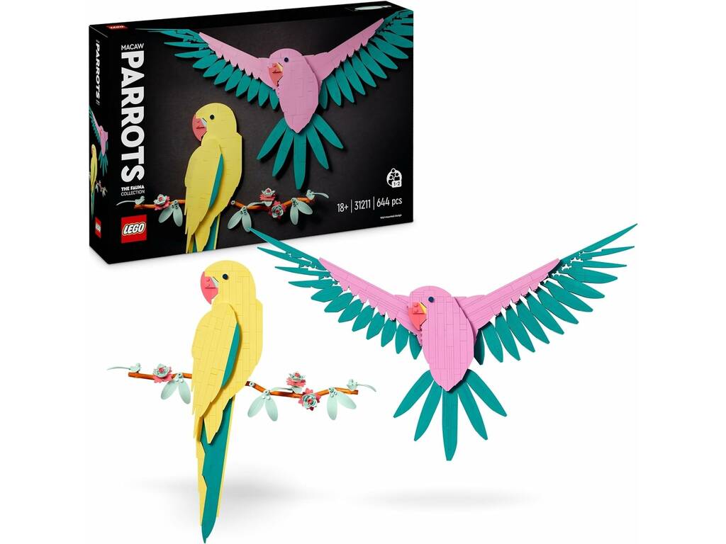 Lego Art Macaw Fauna Collection 31211