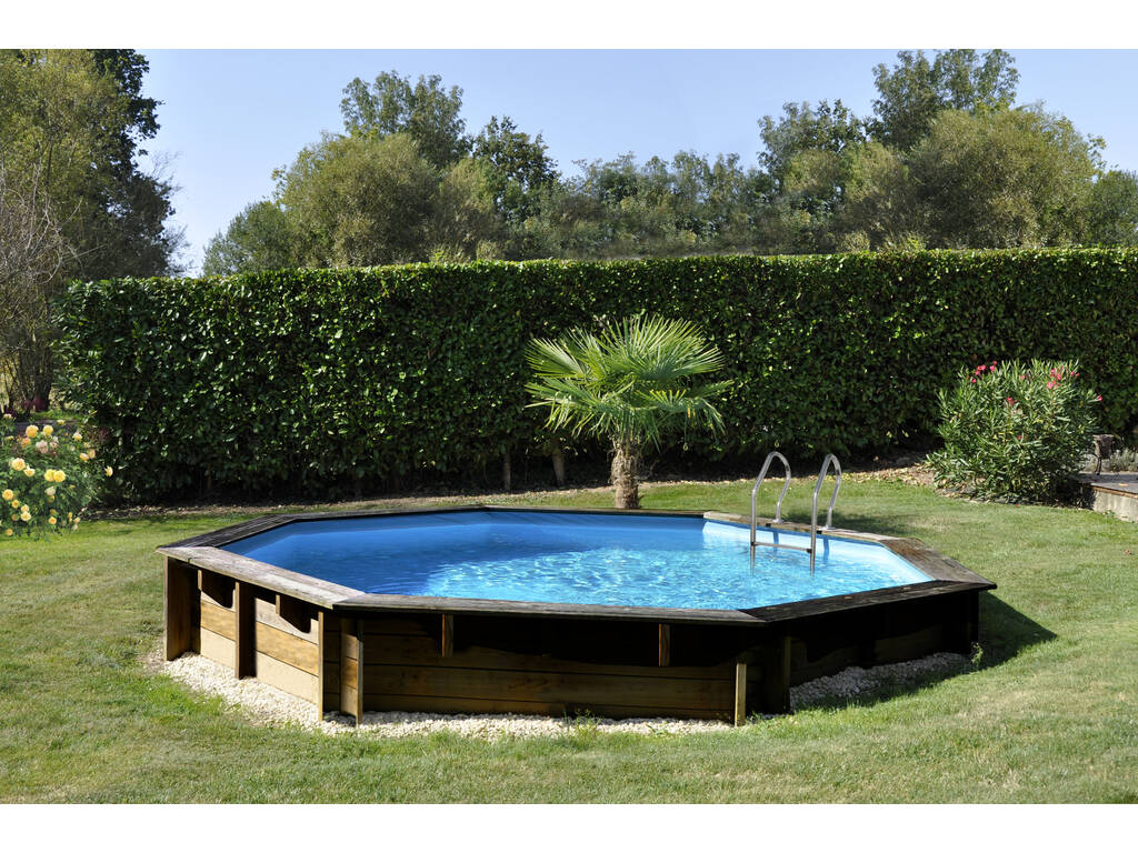 Piscina Octogonal Madeira Vasto 428X136 cm. Gre 790302