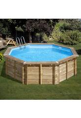Piscina Octogonal Madeira Vasto 428X136 cm. Gre 790302