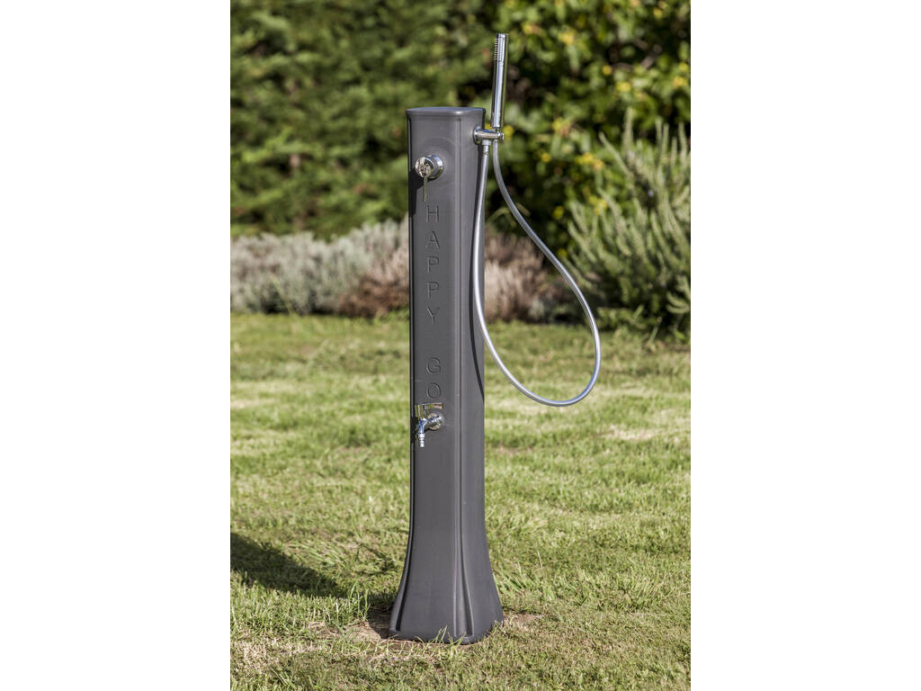 Doccia solare in polietilene 19 l con lavapiedi Gre DSM19
