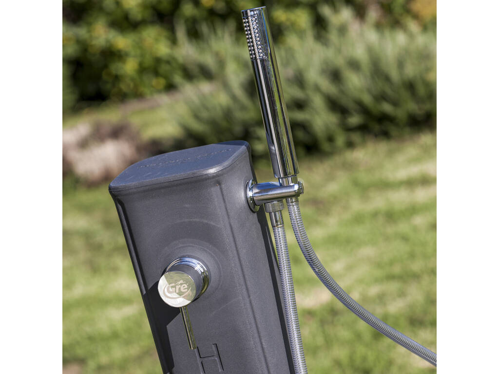 Doccia solare in polietilene 19 l con lavapiedi Gre DSM19