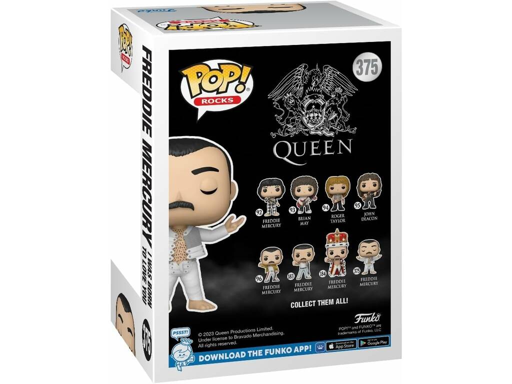 Funko Pop! Rocks Queen Figure Freddie Mercury I Was Born To Love You 75375