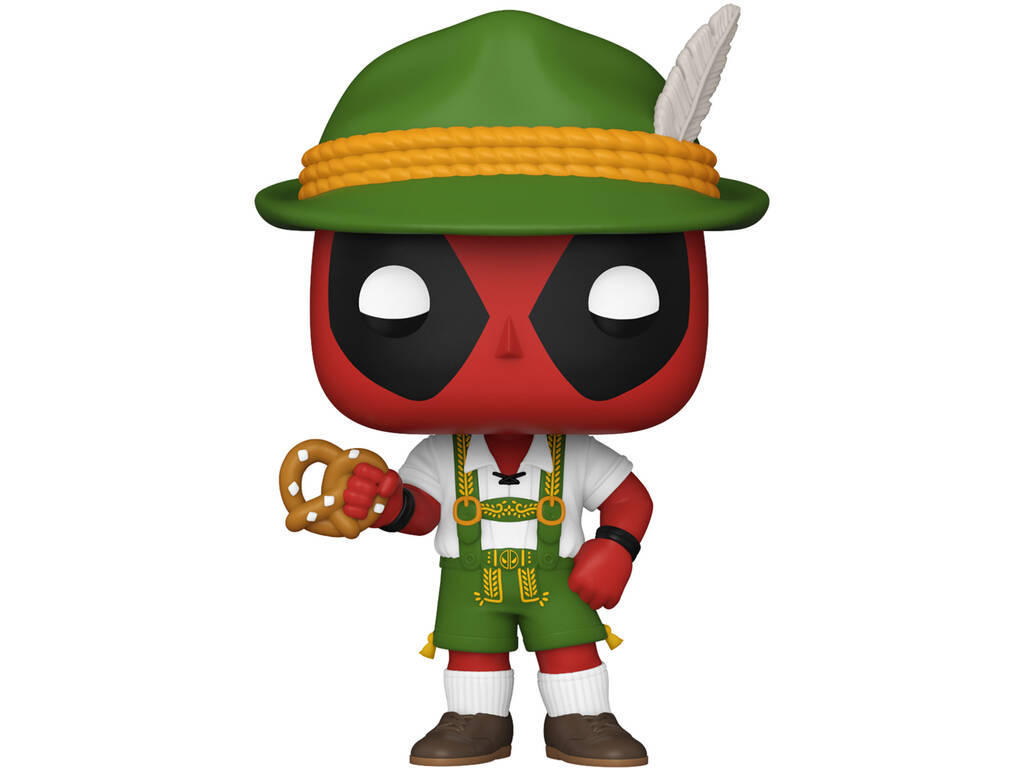 Funko Pop Marvel Deadpool Lederhosen con testa oscillante 76076