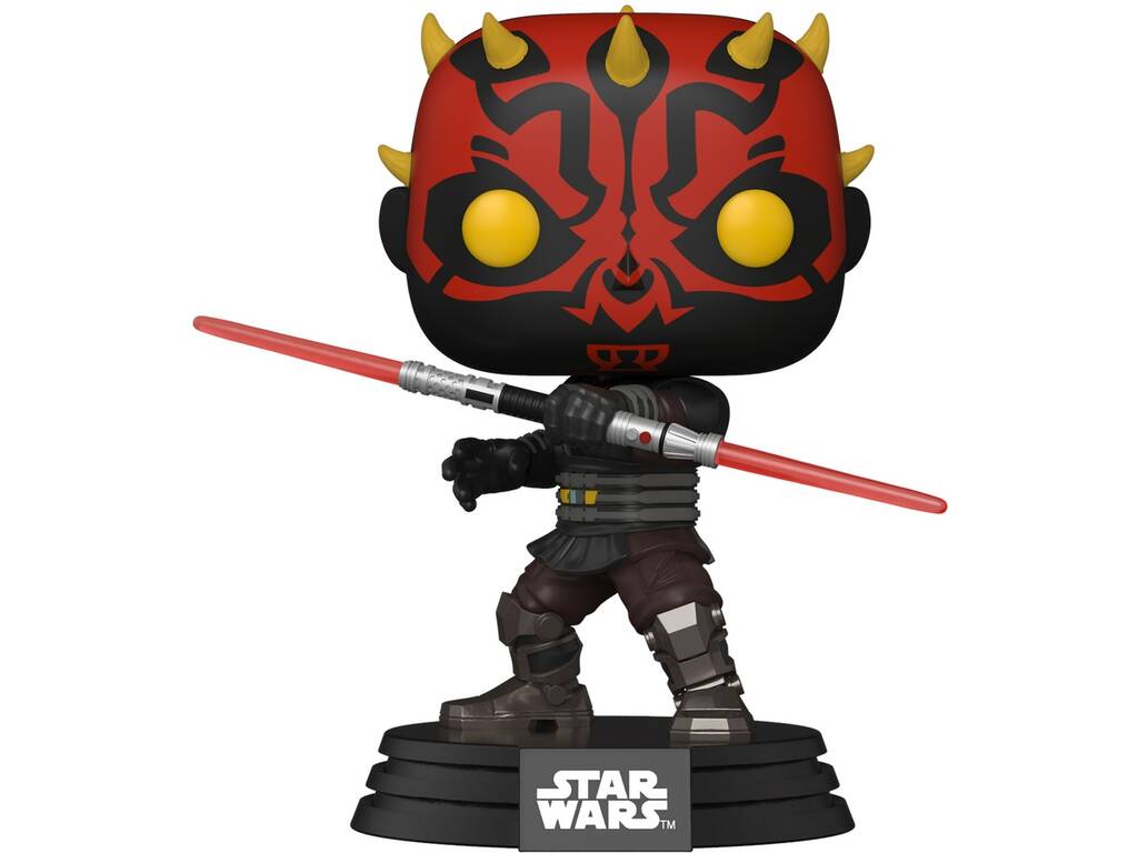 Funko Pop Star Wars Figura di Darth Maul con testa oscillante 52025